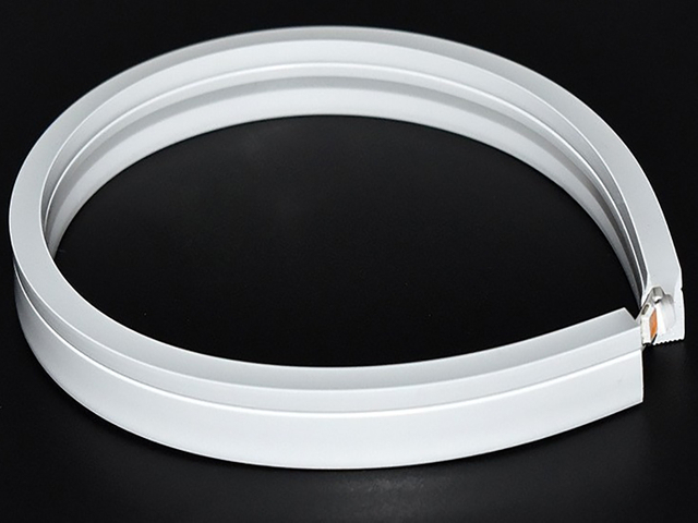 ปลอกซิลิโคนแถบ LED ขนาด 4x10 มม. เปล่งแสงด้านข้าง