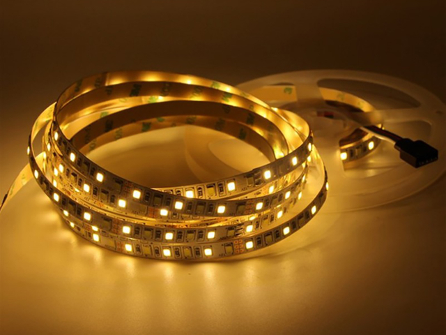 12V 24V Dimmable Energy Saving 120leds/M Switchable Warm Cool White SMD 2835 LED Strip