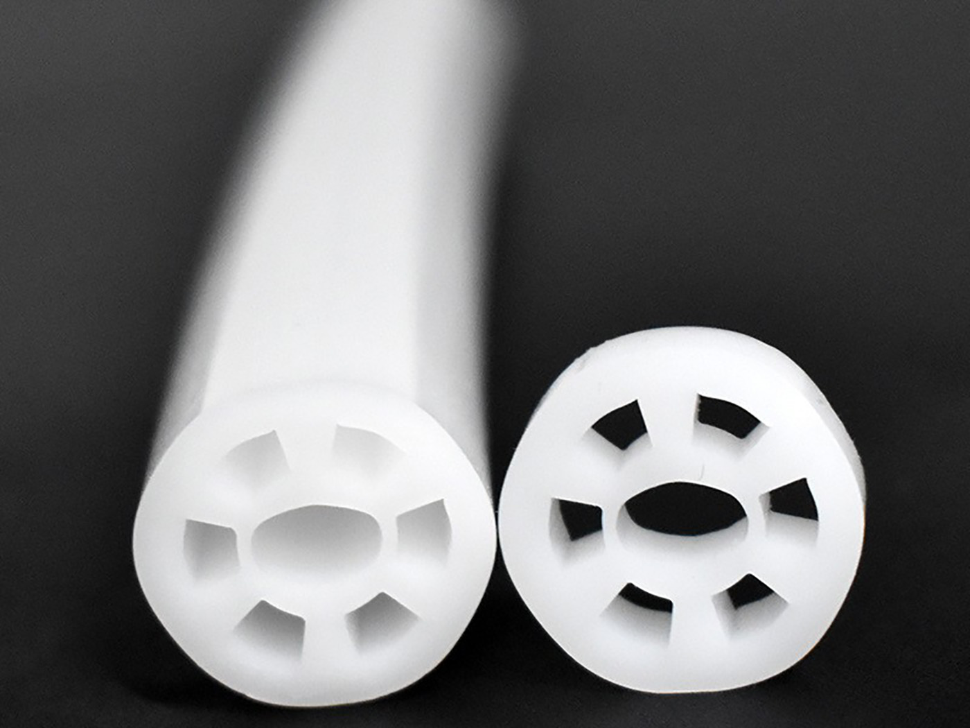 Tube Sleeve Cover Profile LED Silicone Tube White Black Diffuser D18mm 360 Round Silicone LED Diffuser Tube
